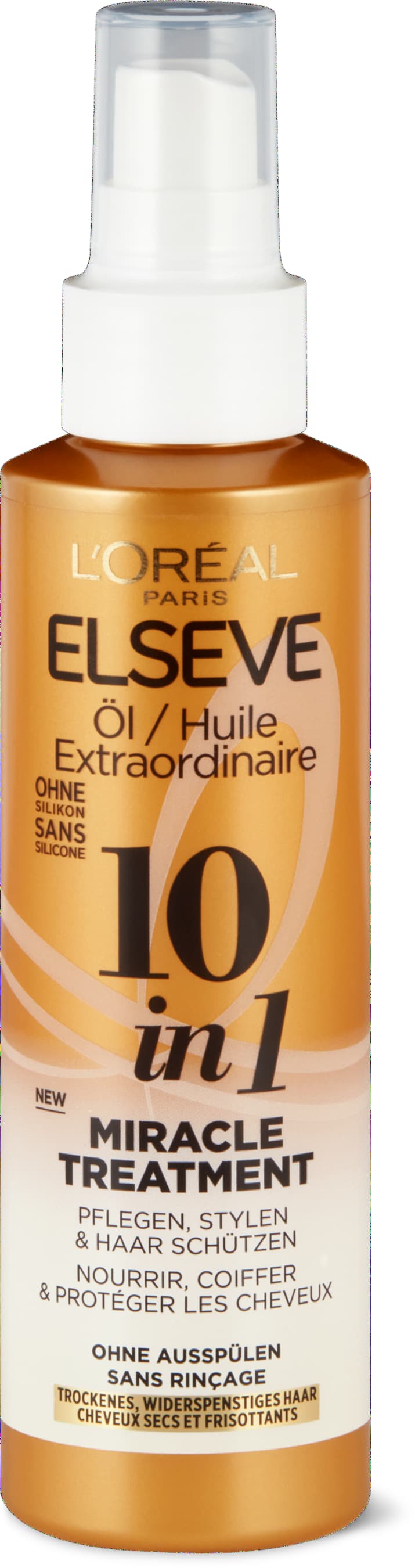 Elsève Olio straordinario 10 in 1 Miracle Treatment capelli secchi e ribelli 150ml